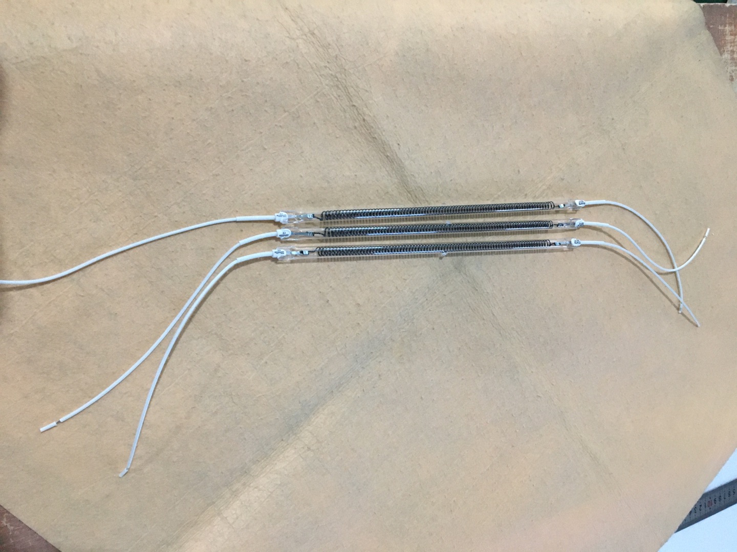 tubo de fibra de carbono infrarrojo para lámpara