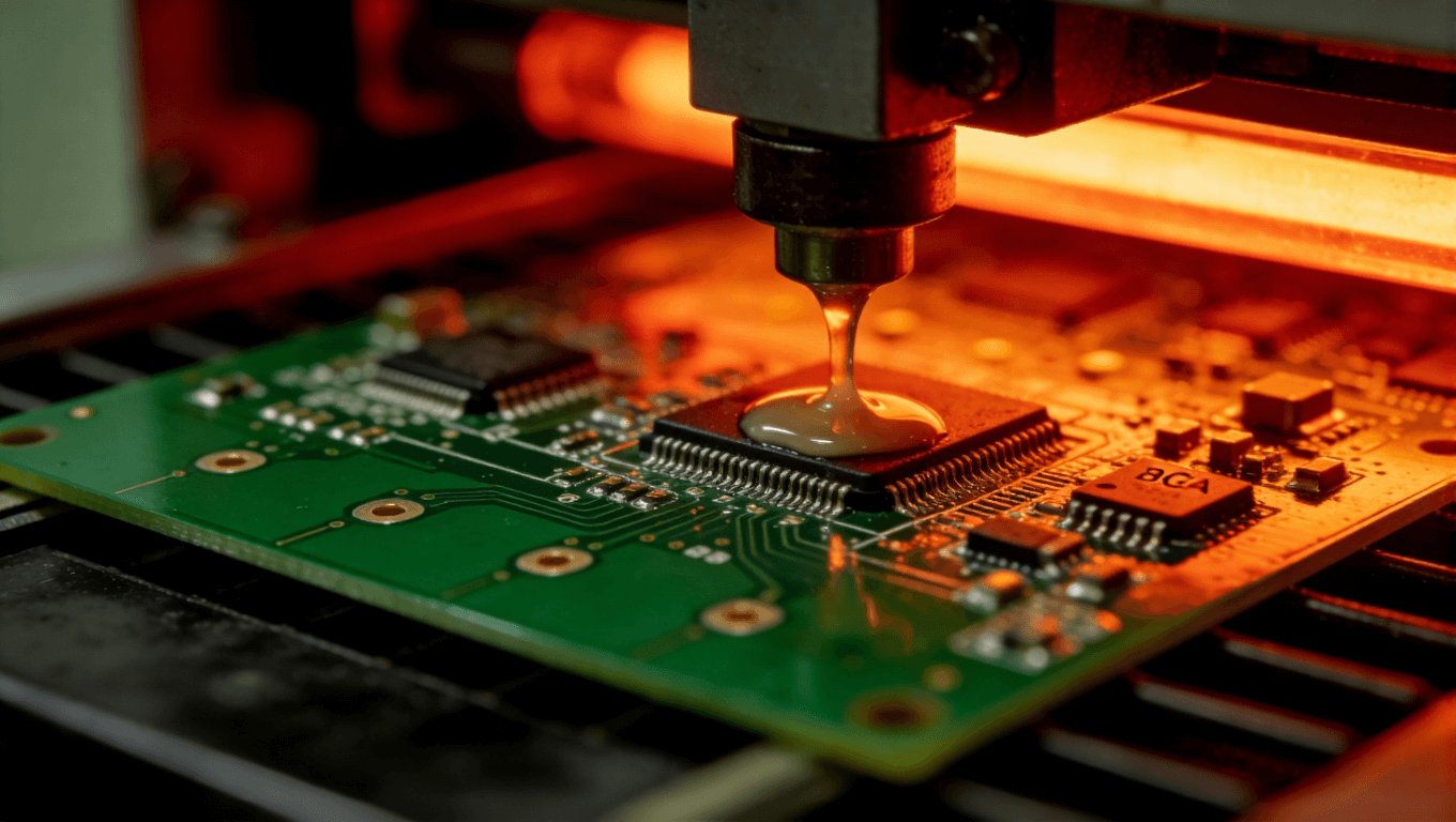 Smart grid electronics repair heater
