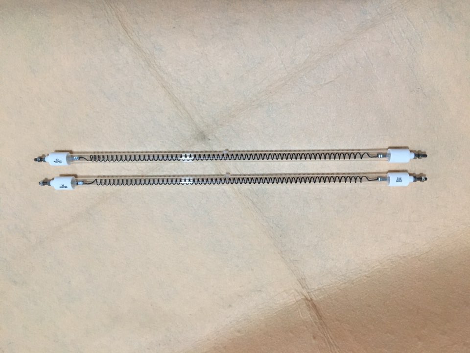 lámpara de calefacción de vidrio de carbono