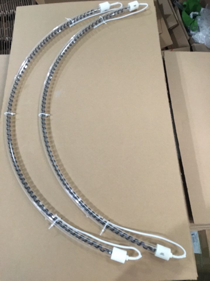 lámpara de calor de fibra de carbono para la industria alimentaria