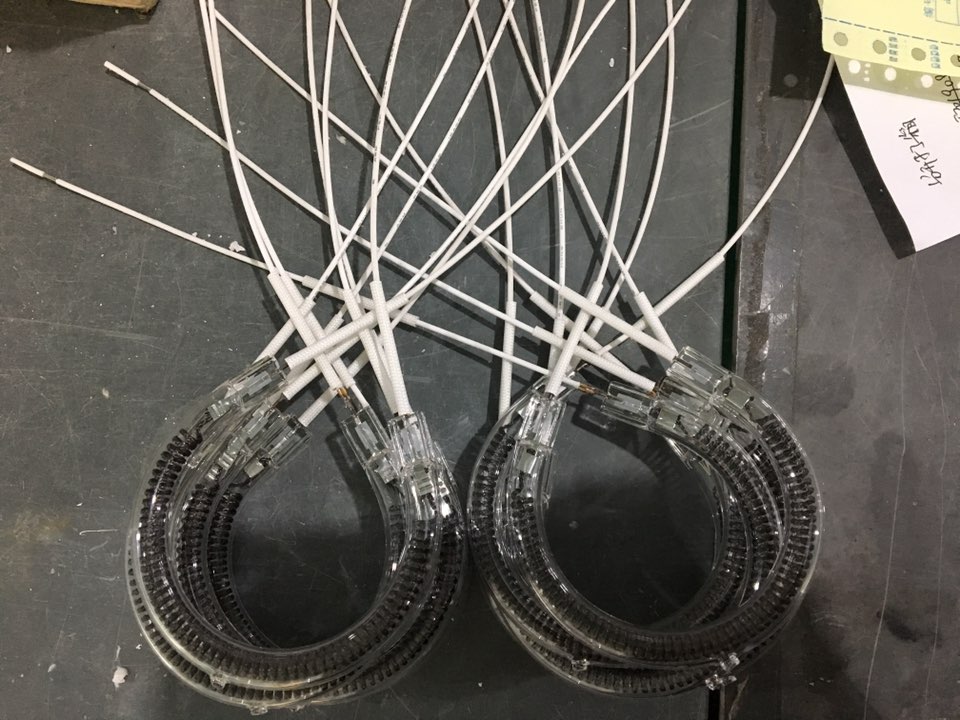 Lámpara de calor IR de fibra de carbono para secado de papel 800w/1200w