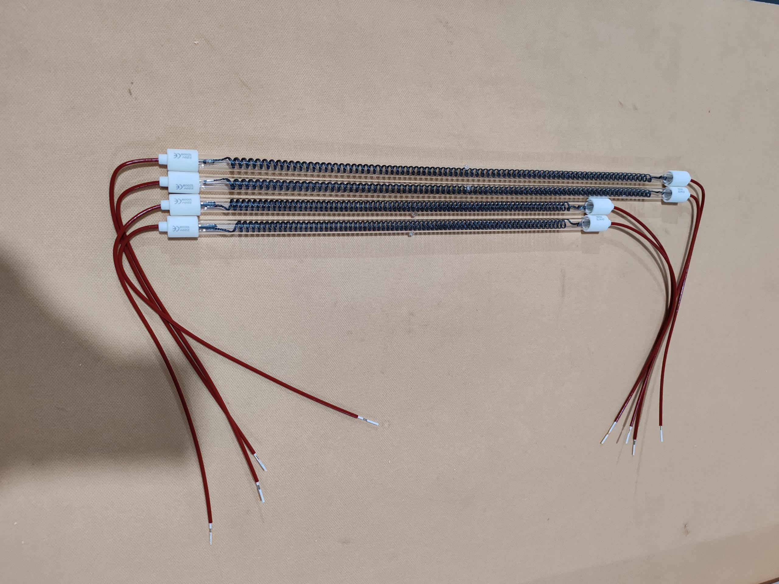 elemento infrarrojo de fibra de carbono