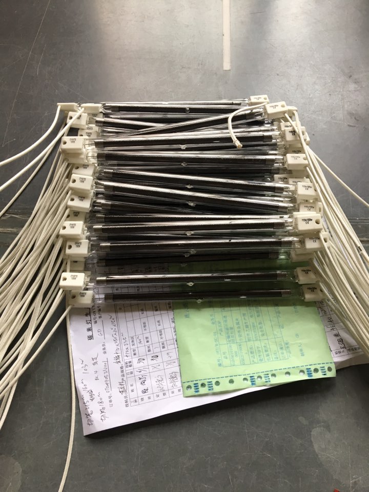 white coated carbon fiber quartz infrared heat lamp for infrared tube heater