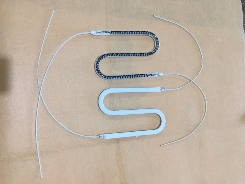 elementos calefactores de fibra de carbono